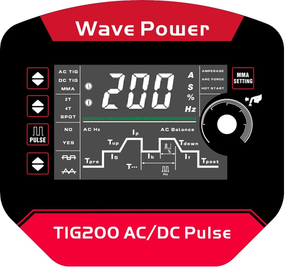 Аппарат аргонодуговой сварки ЕВМ TIG WavePower 200 AC/DC Pulse
