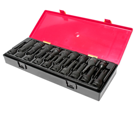 Набор головок торцевых 1/2; TORX,HEX ударных 19 предметов в кейсе JTC-K4191