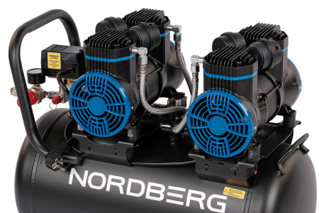 Компрессор безмасляный 220В, ресив. 50л, 500 л/мин NCEO50/500