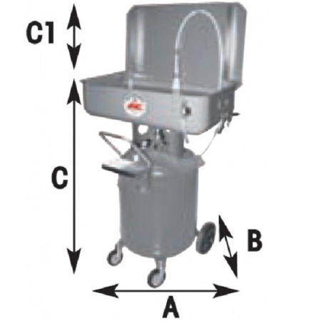 Мойка для промывки инструментов и деталей RAASM-70365