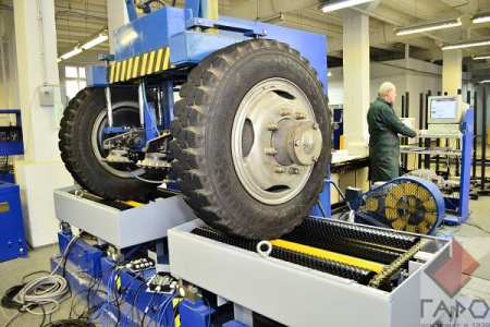 Стенд тормозной силовой для грузовых и легковых автомобилей (с рамой) СТС-13У-СП-11